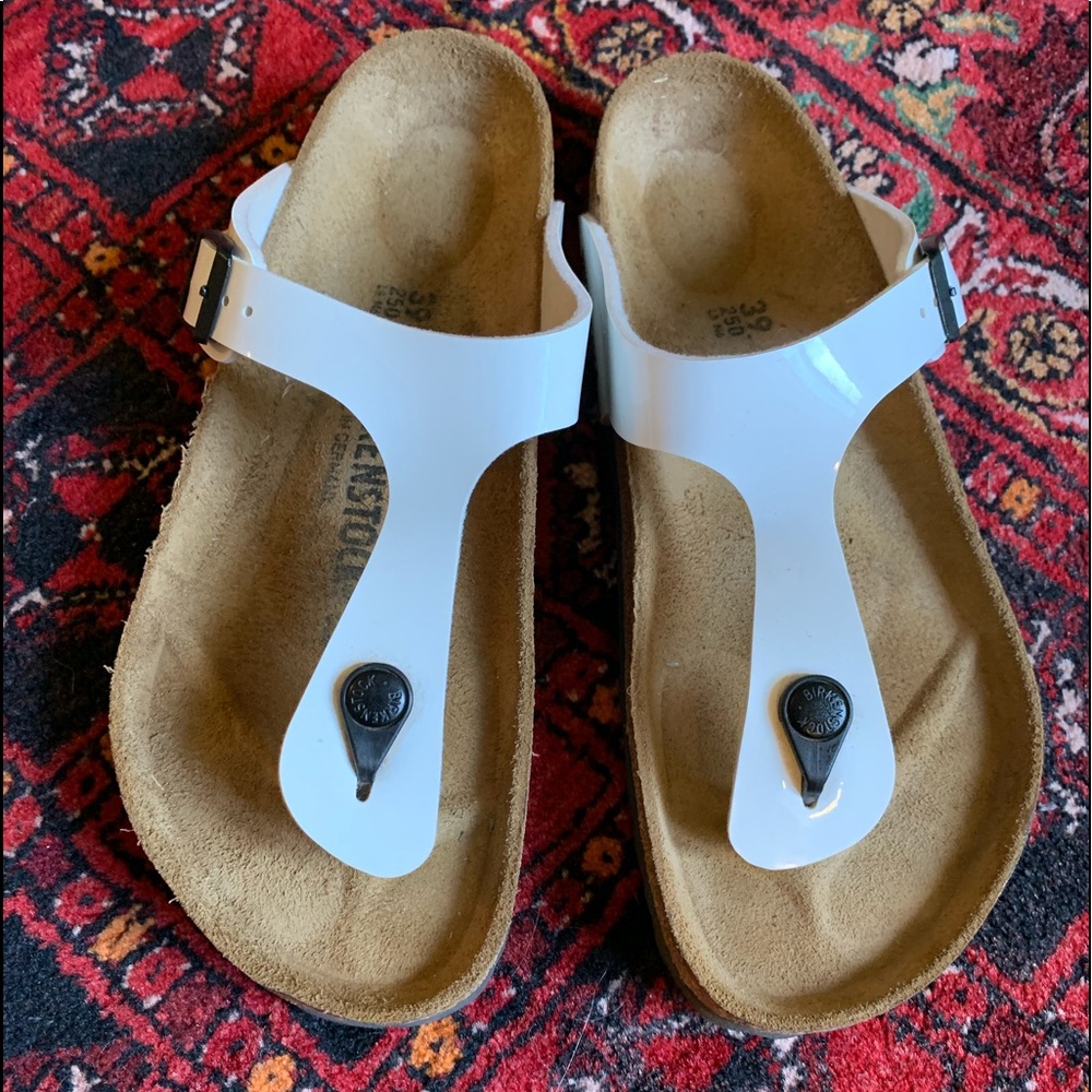 Patent leather Birkenstock